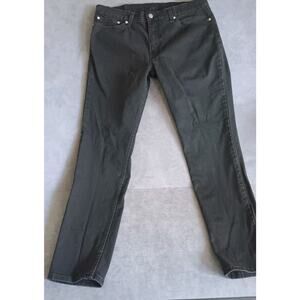 Levi's 511 Slim Fit Black‎ Straight Jeans Men's 36x32